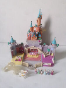 Polly Pocket Disney Chateau Cendrillon avec Personnages 1995 BlueBird
