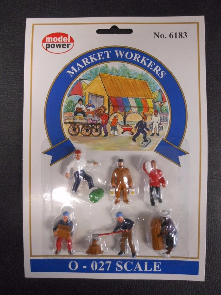 Model Power O Scale Market Workers Pack (6 Figures) - MP6183 - Image 1 of 1