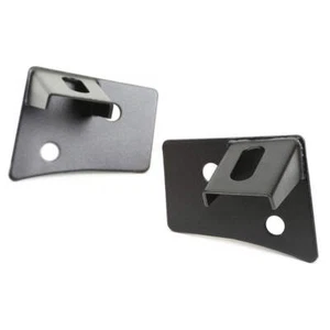 Rugged Ridge 11027.04 Light Mount Bracket Kit Windshield Textured Blk - Picture 1 of 2