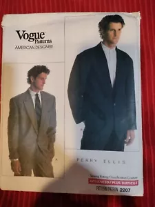 Vogue Patterns American Designer 2207-Perry Ellis Jacket - Size 44-46-48 - Uncut - Picture 1 of 2