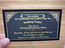 (8-pack) Parking Tickets w/free shipping