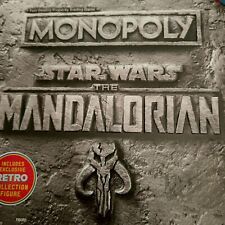 Star Wars The Mandalorian Monopoly Board Game- Exclusive RETRO Collection Figure