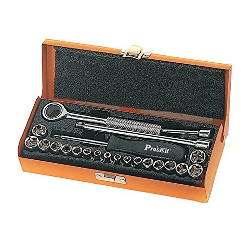 Eclipse Pro'sKit 900-194 Inch and Metric Socket Set - Image 1 of 1