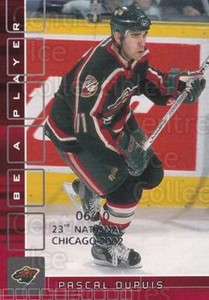 2001-02 BAP Memorabilia National Chicago Ruby #247 Pascal Dupuis