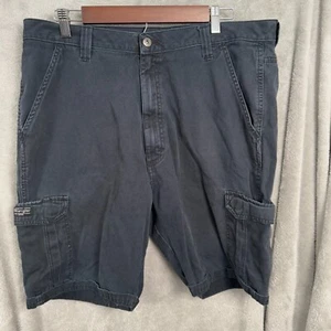 Pantalones Cortos de Carga Informales Wrangler para Hombres 36 Negros 100% Algodón Bolsillos Cortados Ajuste Regular - Imagen 1 de 7