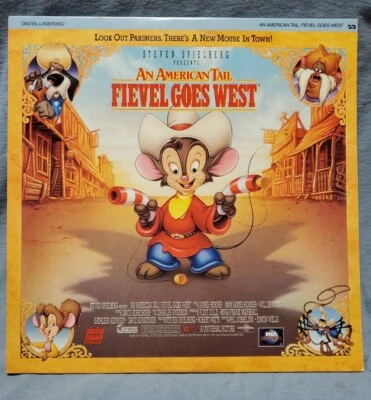 An American Tail: Fievel Goes West (Laserdisc, 1991, Universal Pictures) Foto 1 de 4