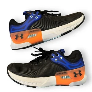 Under Armour Men's HOVR Apex 2 Training Shoes 3023007-003 Size 7 Black Orange - Picture 1 of 14