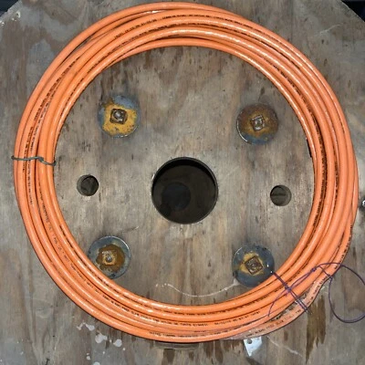 3 AWG Copper THHN THWN-2 Building Wire 600V Lengths 25ft Exactly Orange Coil - Image 1 of 3
