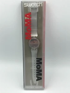 Uhr Original SWATCH Moma Grey/Silver (GZ406)-Limitierte Auflage! Datum-Special - Picture 1 of 5