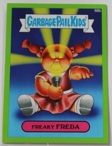 GARBAGE PAIL KIDS 2014 series 2 "GREEN" # 68b "Freaky FREDA" - Picture 1 of 4