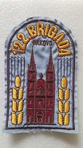 Original Aufnäher Kroatische Armee 122. Brigade - Đakovo - Blau - Bild 1 von 1