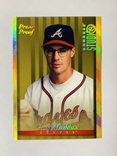 1997 Donruss Studio Gold Press Proofs #88 Greg Maddux SP Rare!