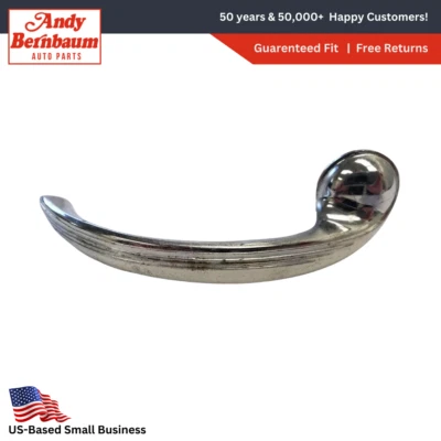 Manija de puerta interior del conductor izquierdo cromada Plymouth P8 Deluxe 1939-1940 NOS 794726 Foto 1 de 3