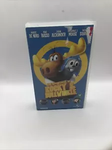 THE ADVENTURES OF ROCKY AND & BULLWINKLE - VHS VIDEO - CHILDRENS CERTIFICATE U - Picture 1 of 12