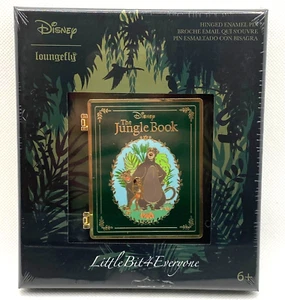 VERSIEGELT Loungefly Disney Das Dschungelbuch 3" aufklappbare Buch Pin Sammler Box LE 800 - Bild 1 von 21