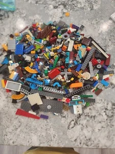 Lot of LEGO bricks blocks over 2 Lbs pounds LEGOS Assortment parts NO mini figs - Picture 1 of 2