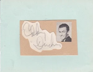 Eddy Duchin - American jazz pianist & bandleader, VINTAGE SIGNED ALBUM BOOK PAGE - Picture 1 of 2