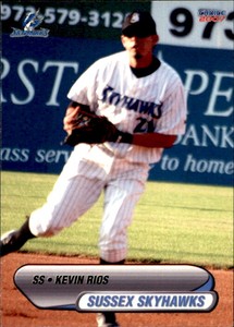 2007 Sussex Skyhawks Choice #15 Kevin Rios Santa Ana California CA Baseball Card