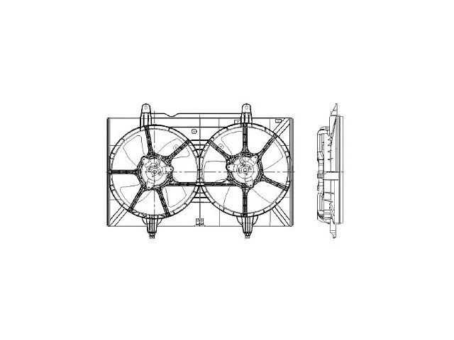 Conjunto de ventilador de radiador Action Crash para Nissan Quest 2004-2008 78KYPY Foto 1 de 1