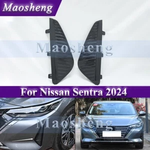 1Pair Front Bumper Fog Light Cover Grille For Nissan Sentra 2024 - Picture 1 of 10