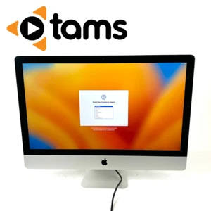Apple iMac 27" 2017 i5-7600 3.5GHz 8GB DDR4 1TB Fusion Drive Ventura Grade B+ - Picture 1 of 12