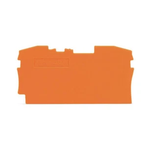 2 piezas WAGO 2006-1292 extremo y placa intermedia 1 mm de espesor naranja nuevo - Imagen 1 de 4