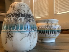 Freddy Smith Navajo Horsehair Vase Set