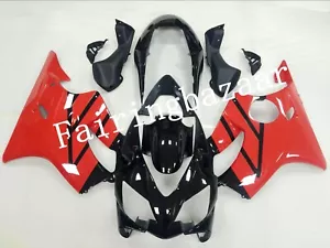 Kit de carenado de molde de inyección de plástico ABS 2004-2007 CBR600 F4i rojo negro negro ABS - Imagen 1 de 6