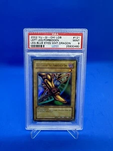 Yu-Gi-Oh! Left Leg Forbidden One LOB-121 1st Edition PSA 9 (AE) 2002 Vintage - Picture 1 of 2