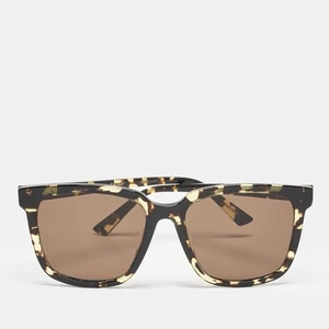 Bottega Veneta Brown/Black BV1021SK Square Sunglasses - Picture 1 of 4