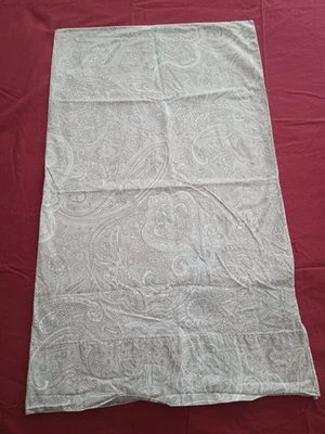 Lauren Ralph Lauren королева наволочка серый белый синий пейсли медальон хлопок - Изображение 1 из 4