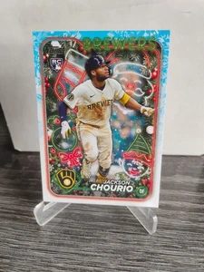 2024 Topps Holiday - Holiday Jackson Chourio #H119 (RC) Brewers - Imagen 1 de 2