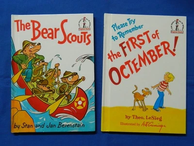 Classic Dr Seuss Story Books x 2 - Bear Scouts & Remember, the first of Octember - image 1 of 2