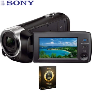 Sony HDR-PJ440 FHD Camcorder w/Built-In Projector OPEN BOX +1 Year Warranty Pack - Picture 1 of 7