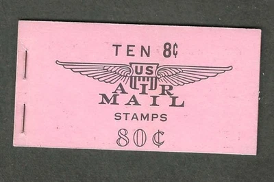 #BKC11 8c AIRMAIL ISSUE BOOKLET OF 10 MNH - Image 1 of 2