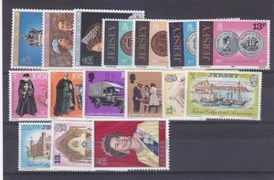 JERSEY 1977 Annata completa 16v MNH** - Picture 1 of 1