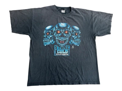 Vtg 1998 Titan Sports WWF Stone Cold Steve Austin 2 Sided Bad To The Bonz XXL - Image 1 of 4