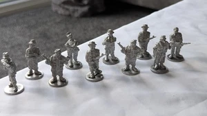 1/48 scale 35mm Metal U.S Army Vietnam platoon squad unpainted x 10 #4 - Picture 1 of 15