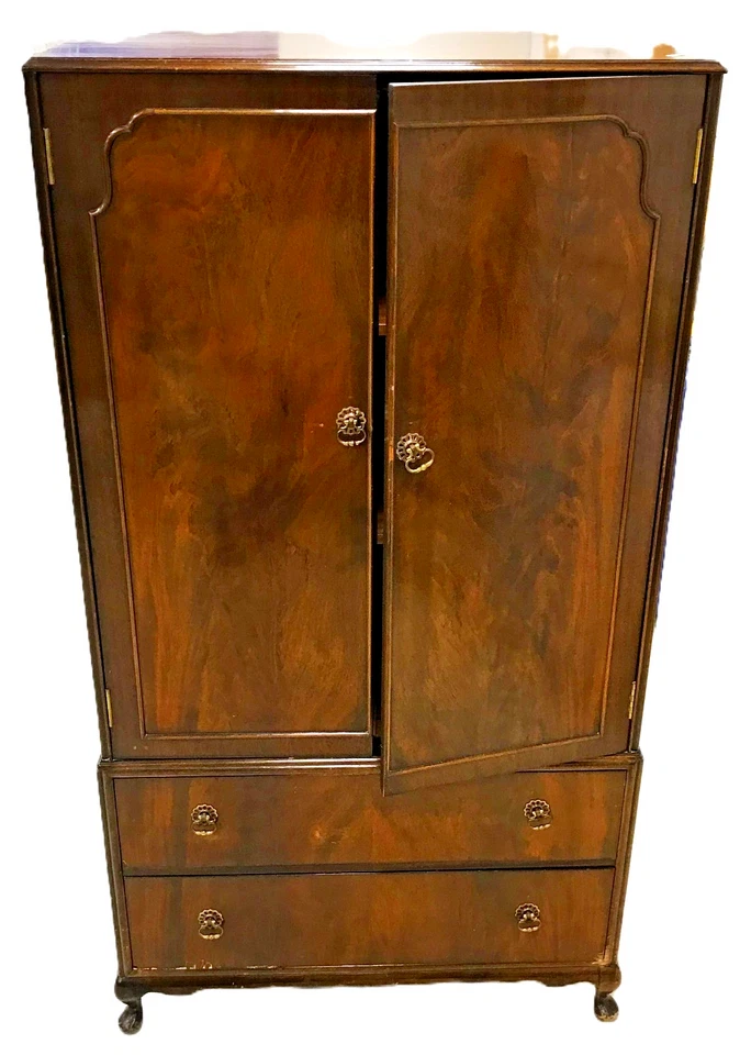 EXCELENTE GABINETE DE NOGAL ART DECO ARCES DE LONDRES OFERTA MUY DESEABLE INVITADA Foto 1 de 1