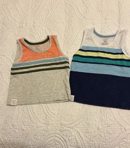Carter's Boys  Sleeveless T-Shirt 9 Months ( Lot Of 2) - Picture 1 of 4