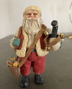 Vintage Hallmark Andenken Ornament 1997 Santa's Merry Path QX6785 ohne Box Folk - Bild 1 von 6
