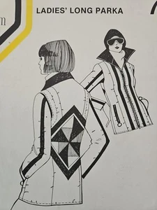 Daisy Kingdom LADIES' LONG PARKA Sew & Ski Jacket Pattern Misses Size 8-18 UC FF - Picture 1 of 6