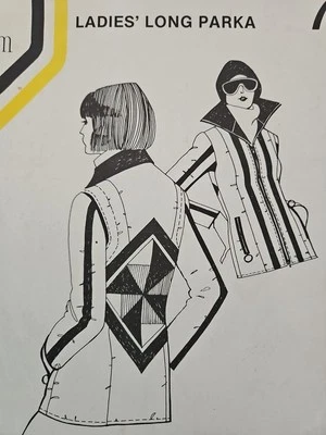 Daisy Kingdom LADIES' LONG PARKA Sew & Ski Jacket Pattern Misses Size 8-18 UC FF - Image 1 of 4