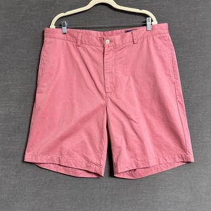 Vineyard Vines Herrenshorts 38 pink klassische Passform Chino vorne flach Sommer Freizeit 9 Zoll - Bild 1 von 7