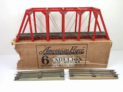 Puente caballete de Salt Lake calibre estándar 4219 American Flyer de colección de preguerra con caja Foto 1 de 4