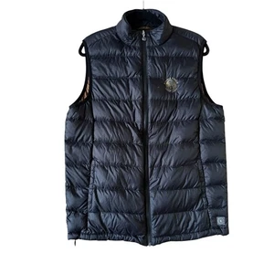 Pebble Beach Golf Links Vest Linksoul Mens Black Puffer Down fill Vest - Picture 1 of 9