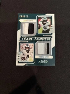 Materiales tándem Panini Absolute DeVonta Smith/D'Andre Swift Team 2023/49 - Imagen 1 de 2