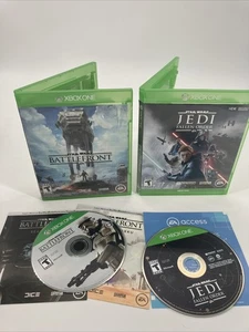 Xbox One Star Wars Battlefront y Jedi Fallen Order Lote Paquete - Imagen 1 de 10