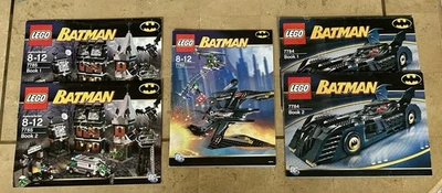 🦇 LOTE MANUAL LEGO BATMAN 2006 7784 BATIMÓVIL, 7785 ARKHAM ASYLUM, 7782 BATWING Foto 1 de 4
