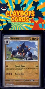 Boldore SV: White Flare Pokémon 047/086 Reverse Holo NM+ - Picture 1 of 2